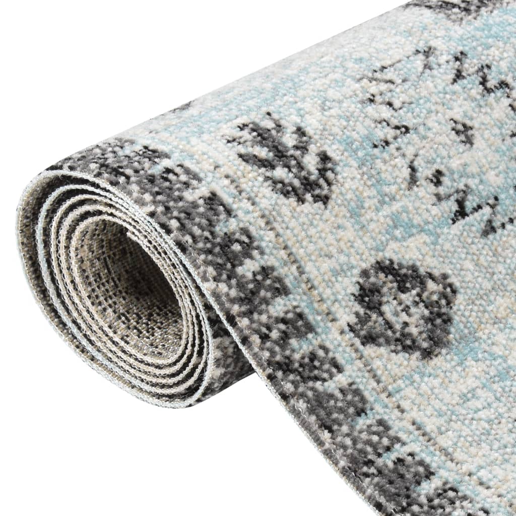 Vidaxl RAGNER À l'extérieur Flat tissé 80x250 cm vert et gris