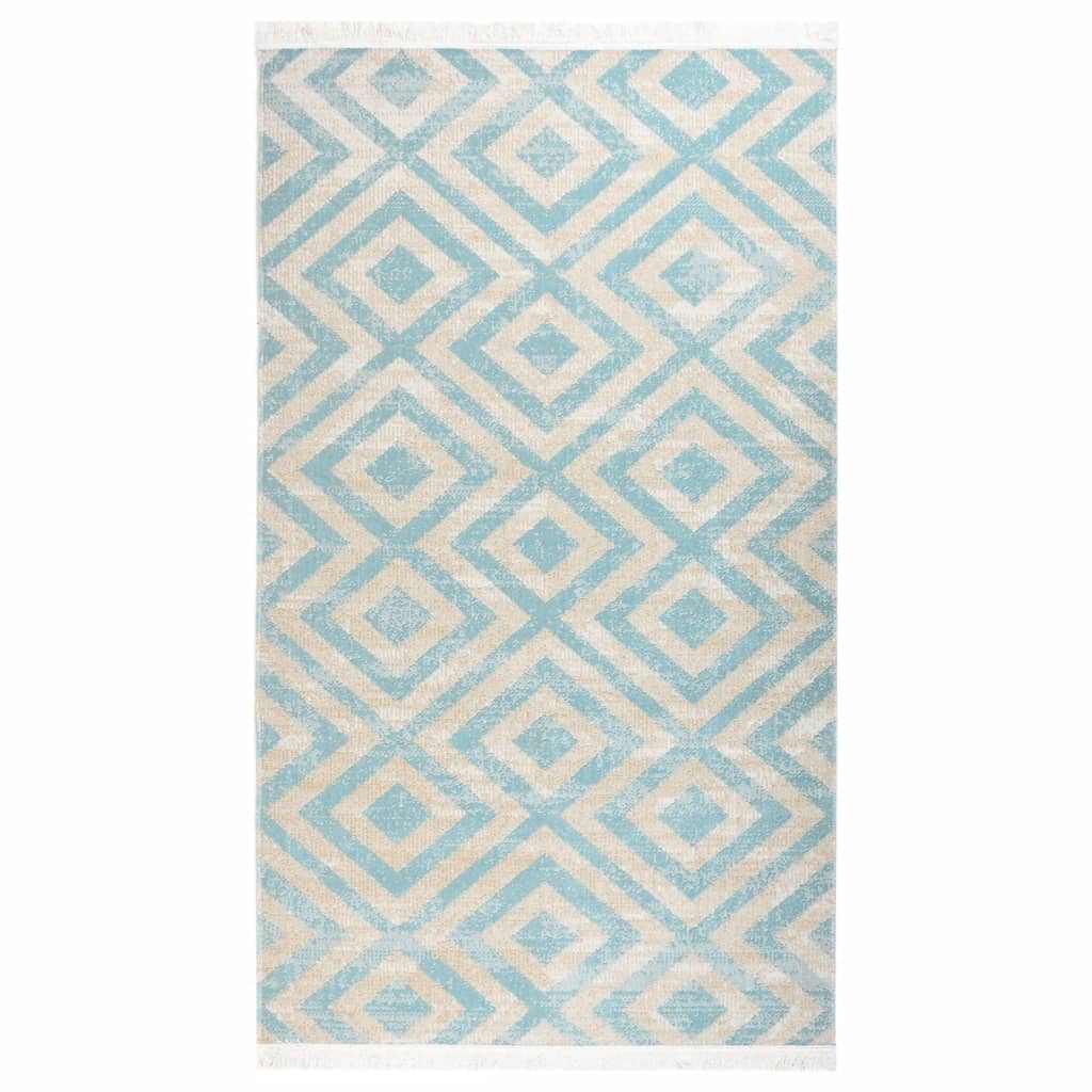 Vidaxl Extérieur tapis plat - tissé 115x170 cm vert et beige