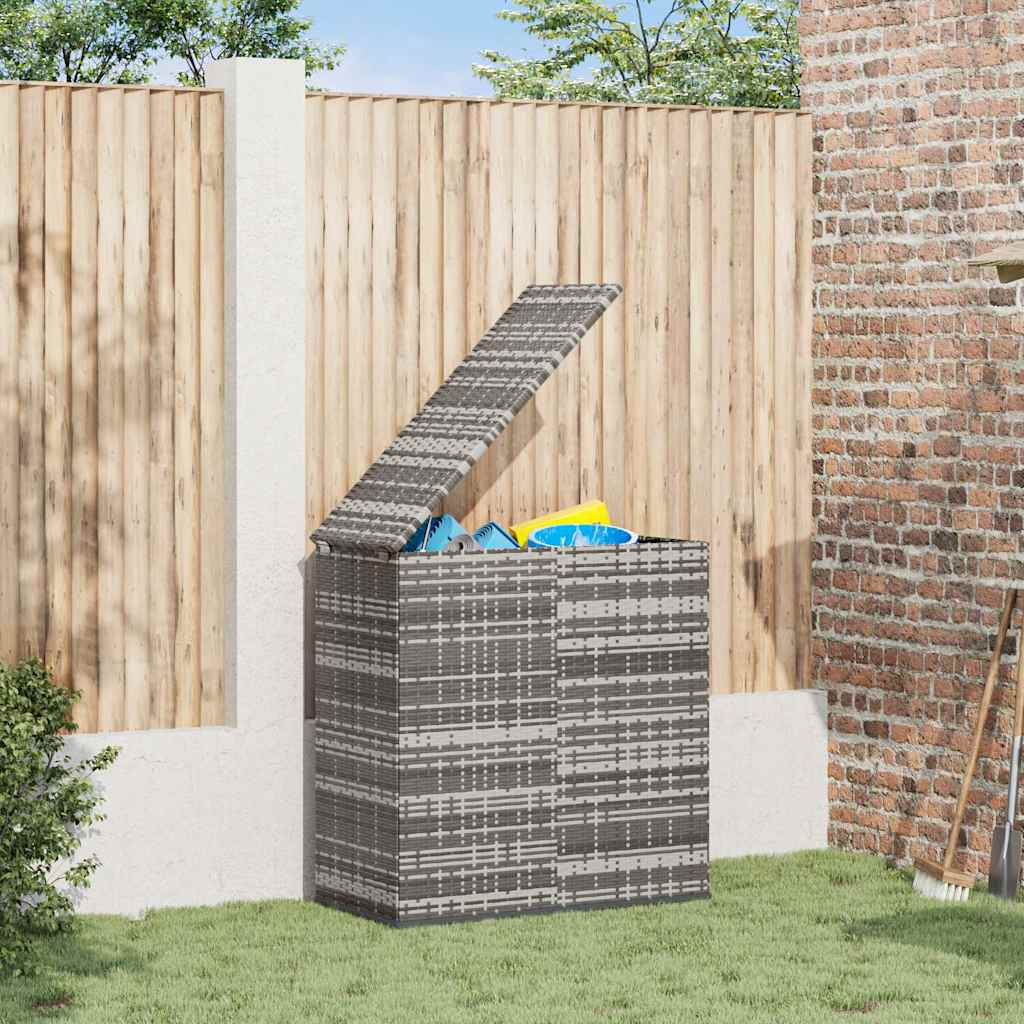 Vidaxl tuinbox 100x49x103,5 cm polyetheen rattan grijs