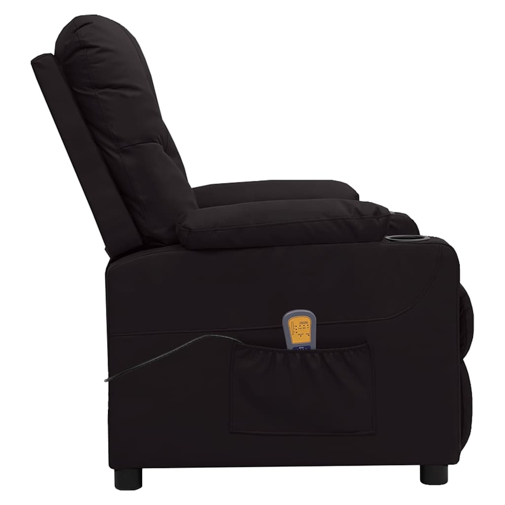 Vidaxl massagestoel kunstleer zwart