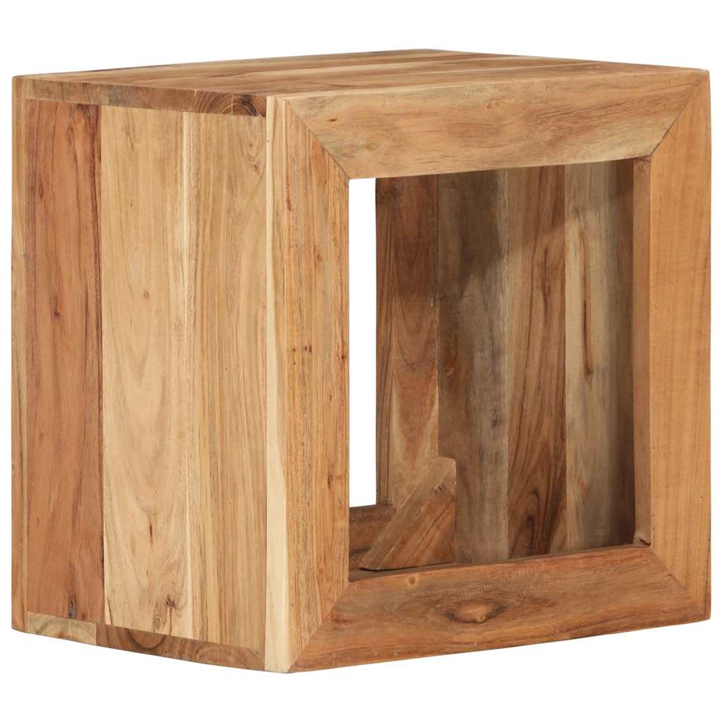 Vidaxl kruk 40x30x40 cm massief acaciahout