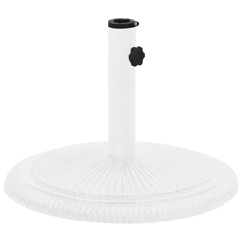 Vidaxl Parasol Foot 45x45x30 cm en fonte blanche