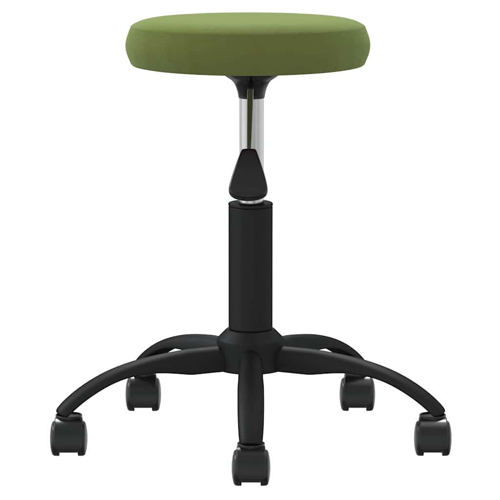 VidaXL tabouret de massage velours vert clair