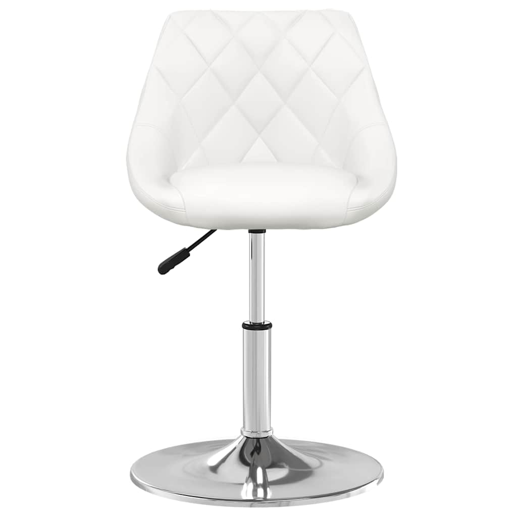 Vidaxl eetkamerstoelen 4 st kunstleer wit