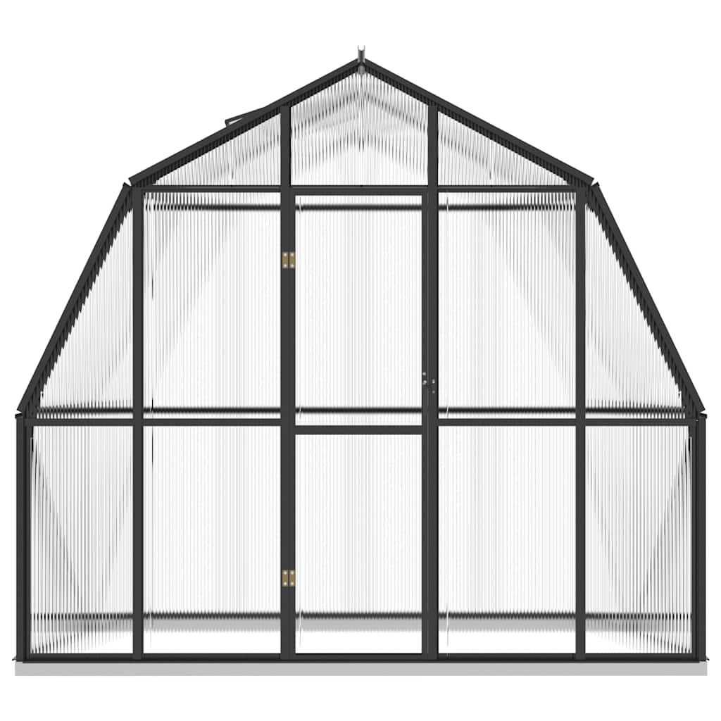 Vidaxl Greenhouse avec cadre de base 3,3 m² en aluminium anthracite -colored