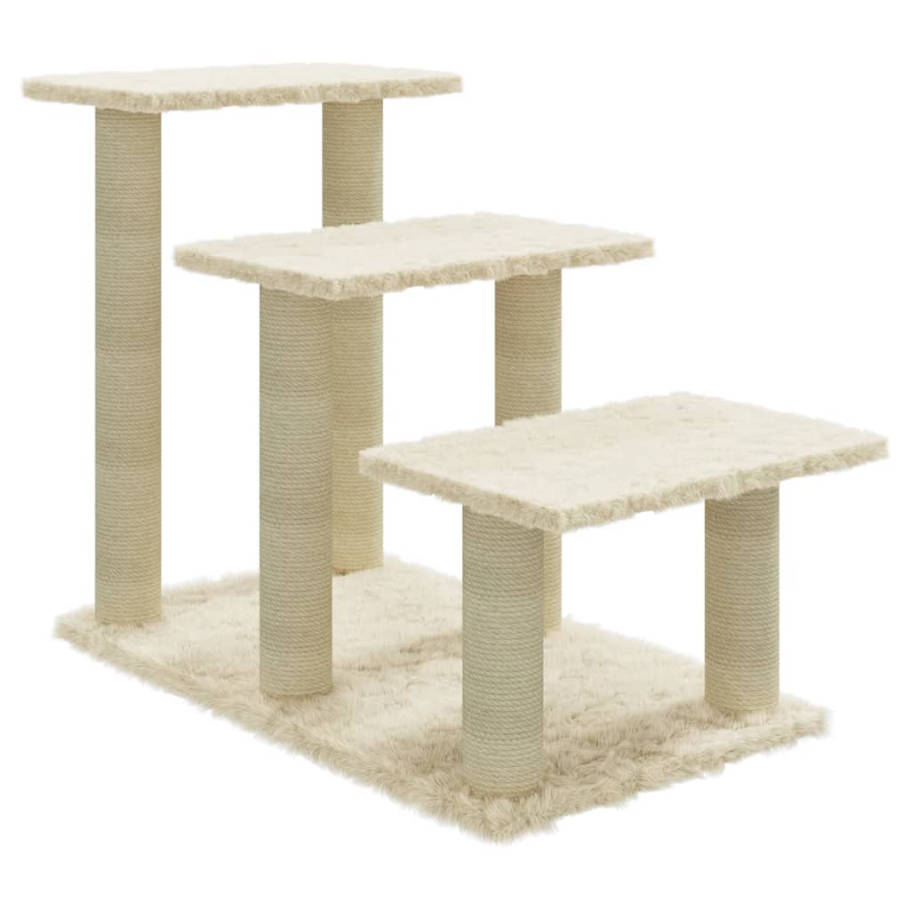 Vidaxl Cat Furniture avec Sisal Scratch Posts 50,5 cm Crème -Colored