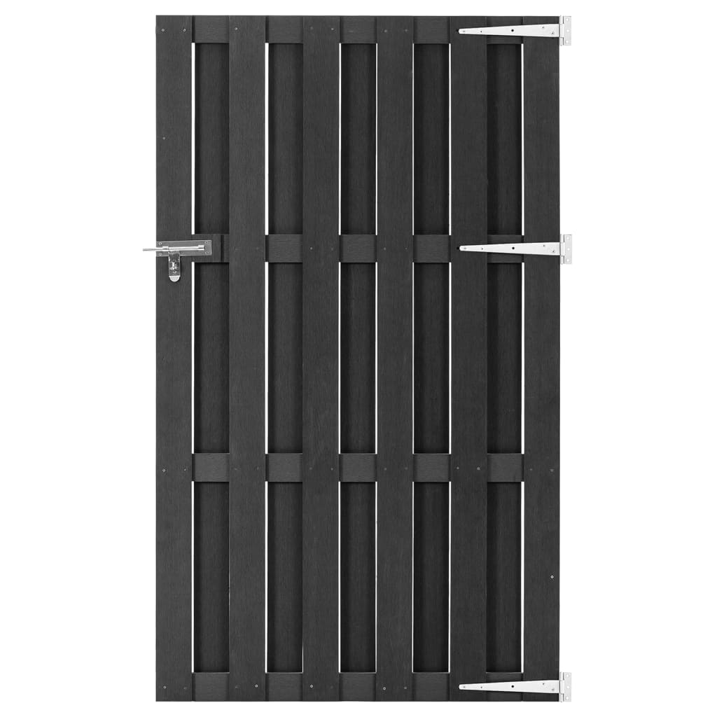 Port vidaxl 100x180 cm hkc gris
