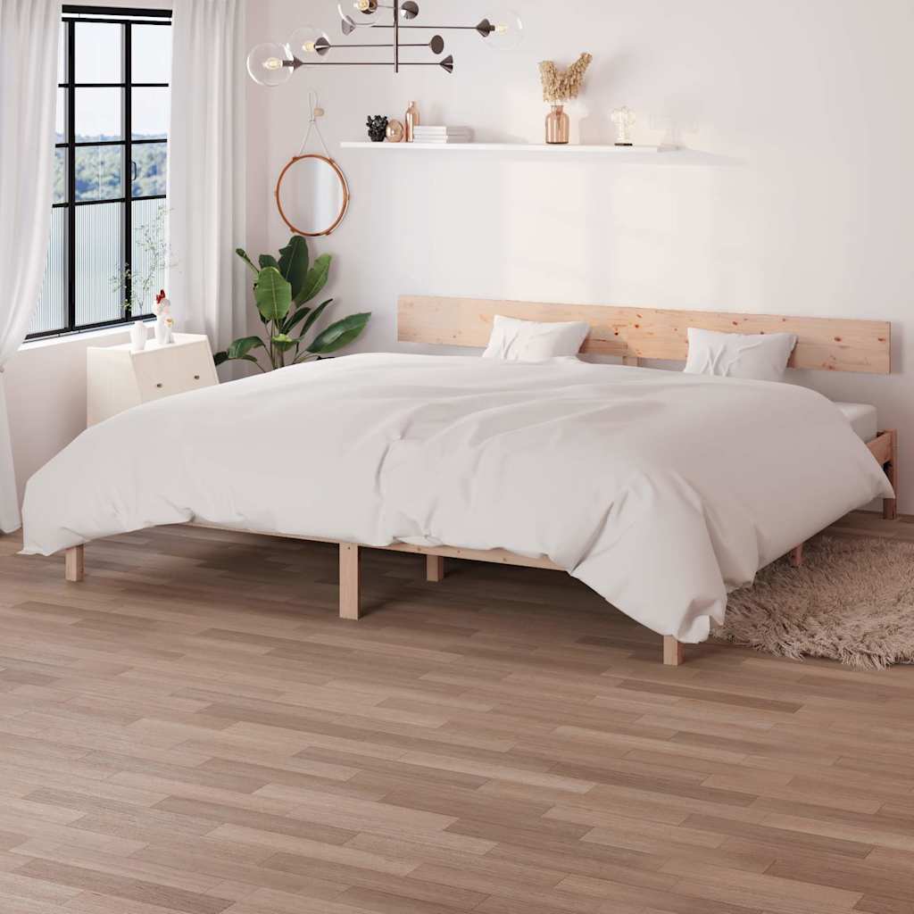 Vidaxl bedframe zonder matras massief hout 200x200 cm