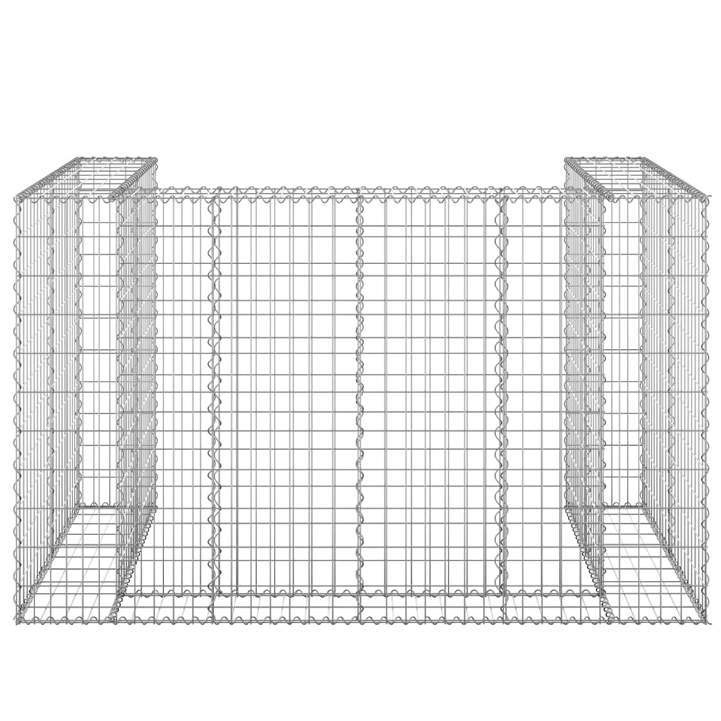 VidaXL Gabion pour conteneurs 180x100x110 cm en acier galvanisé
