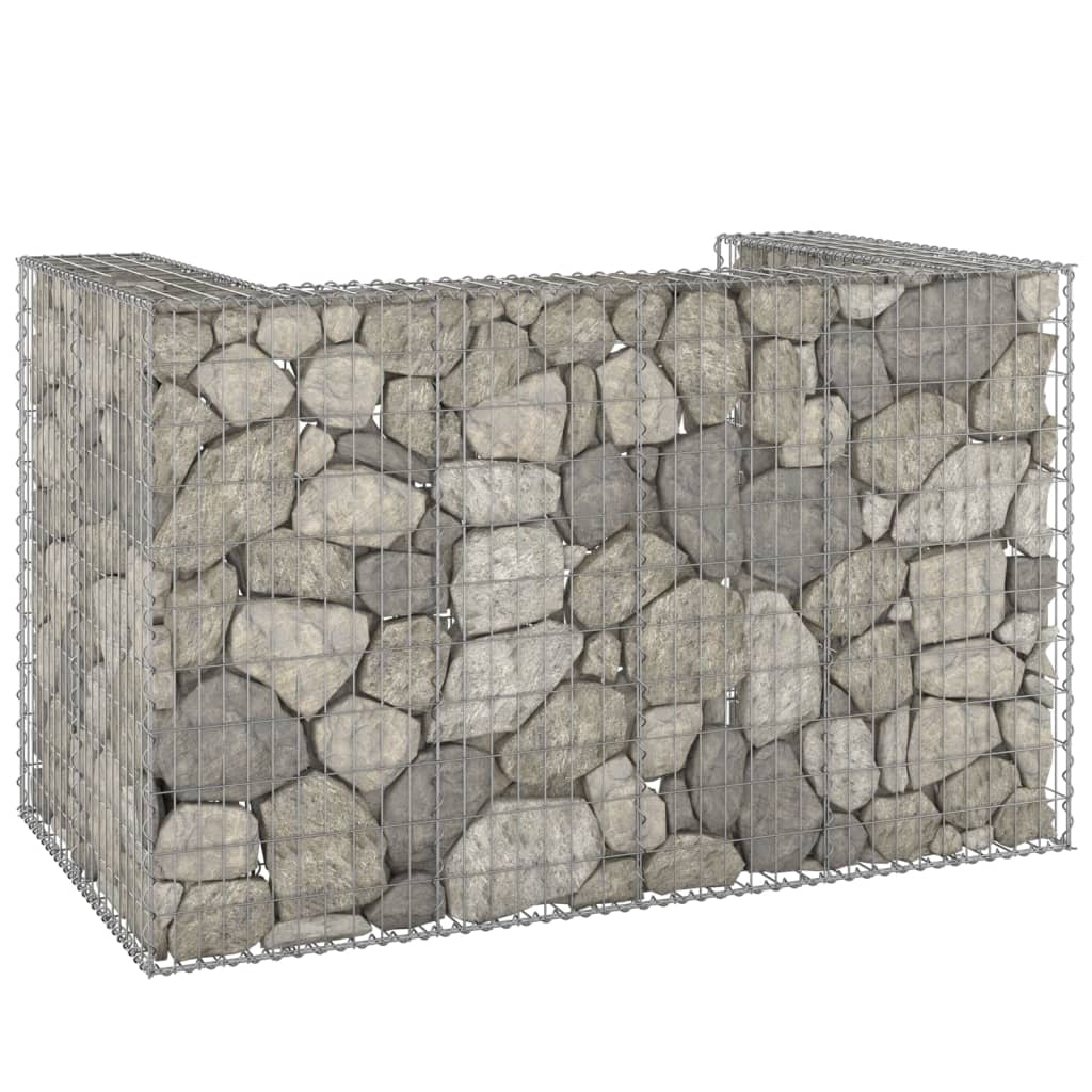 VidaXL Gabion pour conteneurs 180x100x110 cm en acier galvanisé