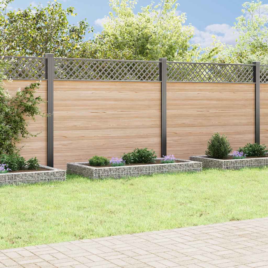 Jardinière gabion Vidaxx surélevée 200x100x20 cm acier galvanisé