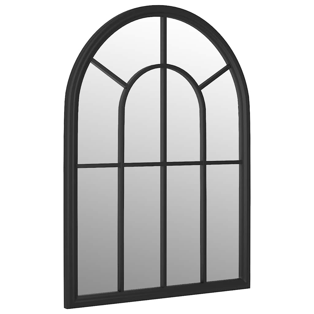Vidaxl Garden Mirror 60x45 cm de fer noir
