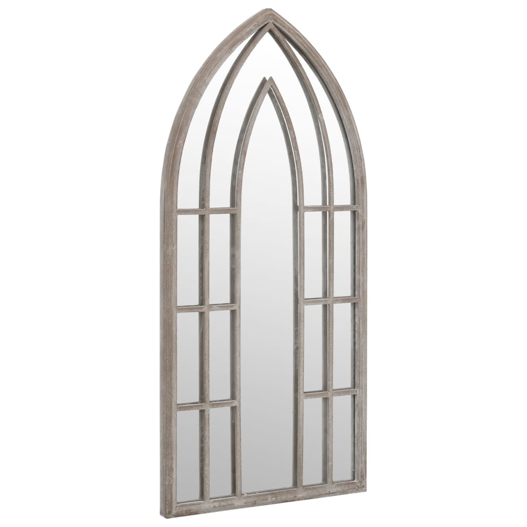 Vidaxx miroir de jardin 100x45 cm fer couleur sable