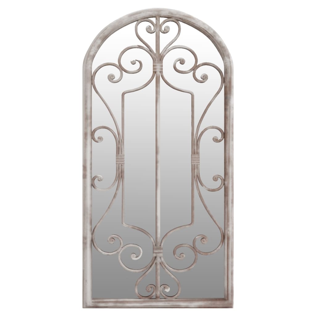 Vidaxl Garden Mirror 70x30 cm Sable de fer -colore
