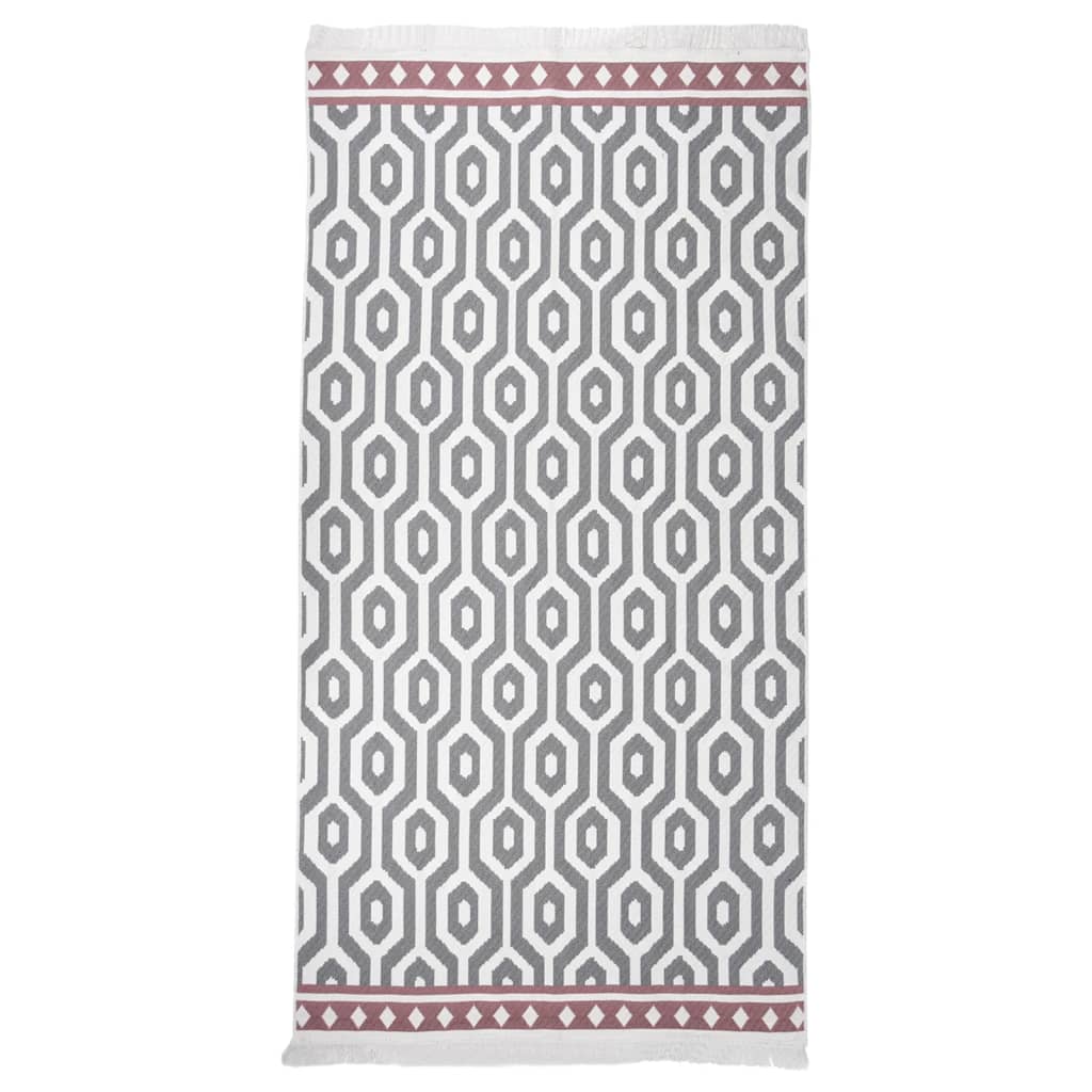 Vidaxl tapis 80x150 cm Coton gris