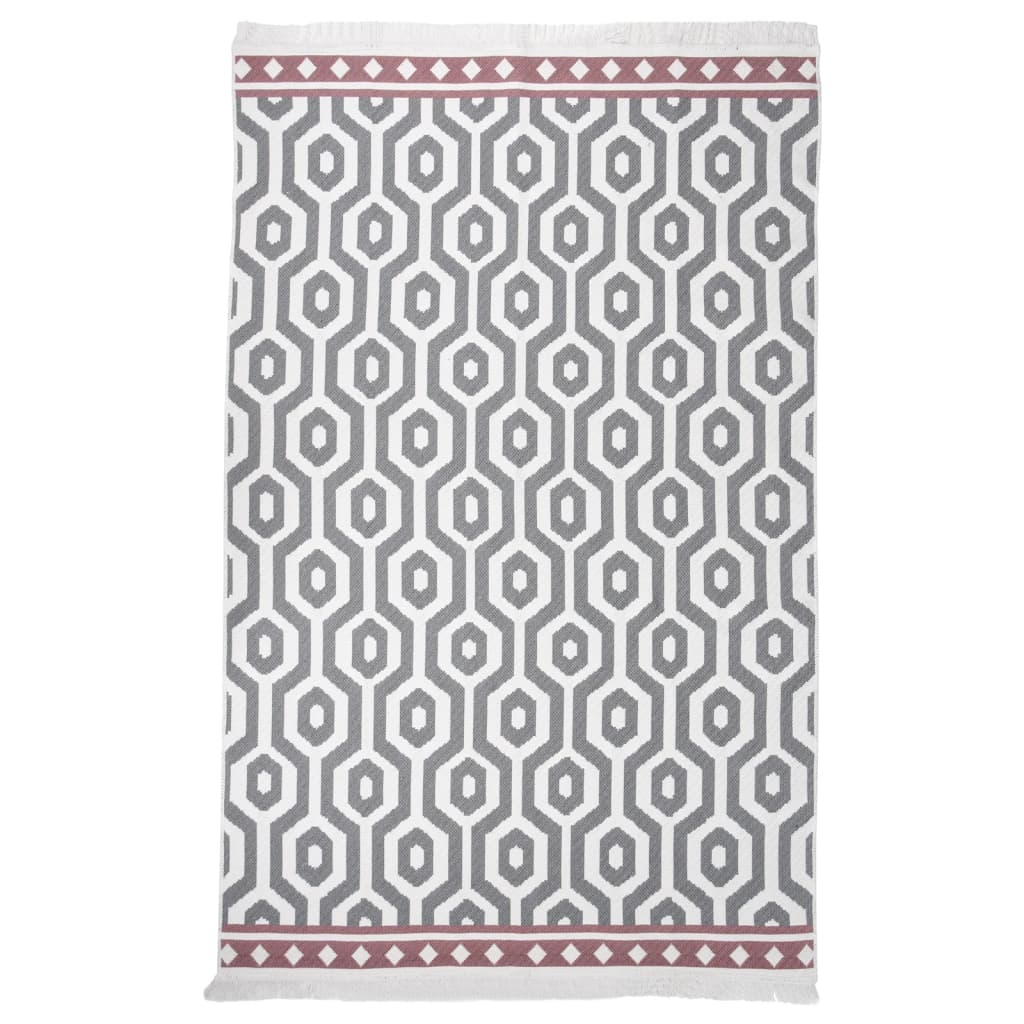 Tapis vidaxl 160x230 cm Grey coton
