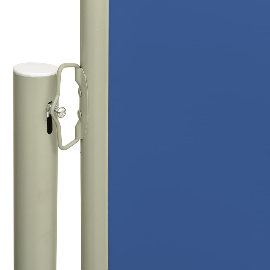 Pare-brise Vidaxl extensible 117x300 cm bleu