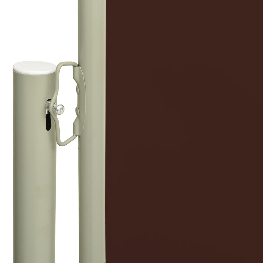 Écran de jardin vidaxl extensible 140x300 cm brun