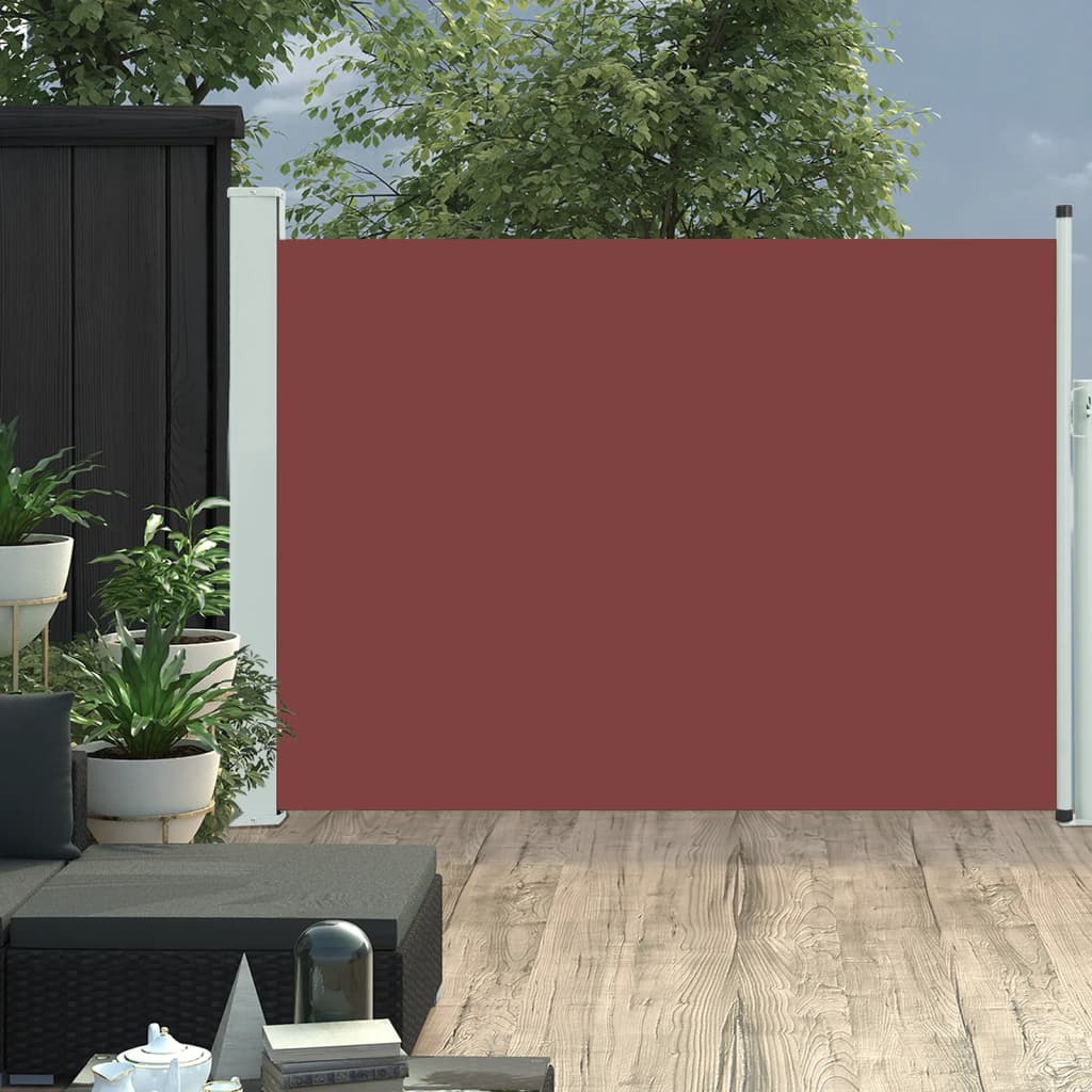 Écran de jardin vidaxl extensible 117x500 cm brun