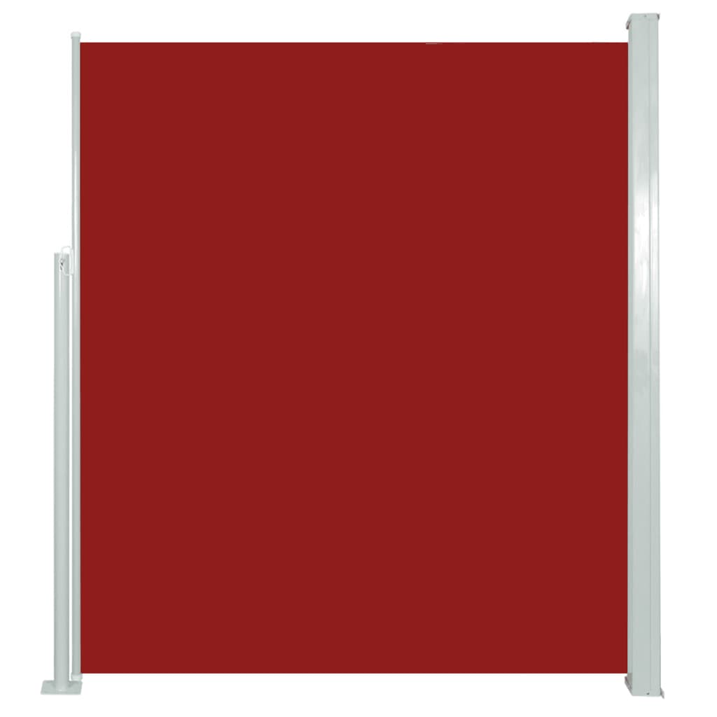 Écran de jardin vidaxl extensible 160x500 cm rouge