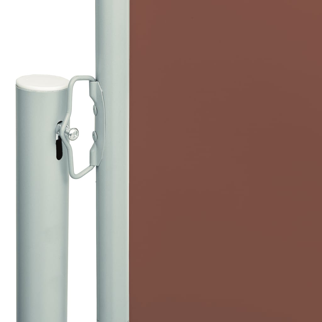 Écran de jardin vidaxl extensible 220x600 cm brun