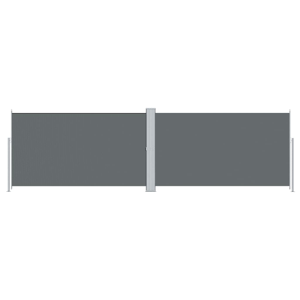 Pare-brise Vidaxl extensible 180x600 cm anthracite -colored