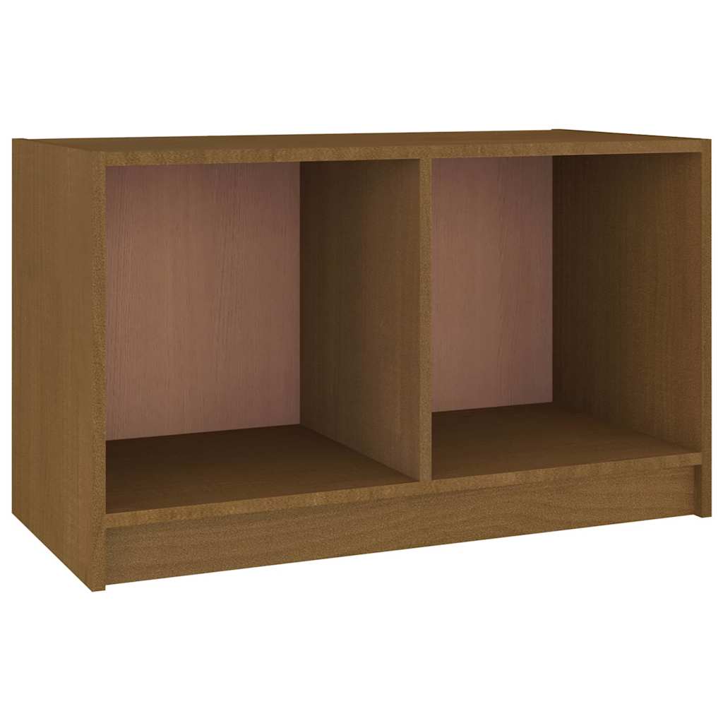 Vidaxl tv-meubel 70x33x42 cm massief grenenhout honingbruin