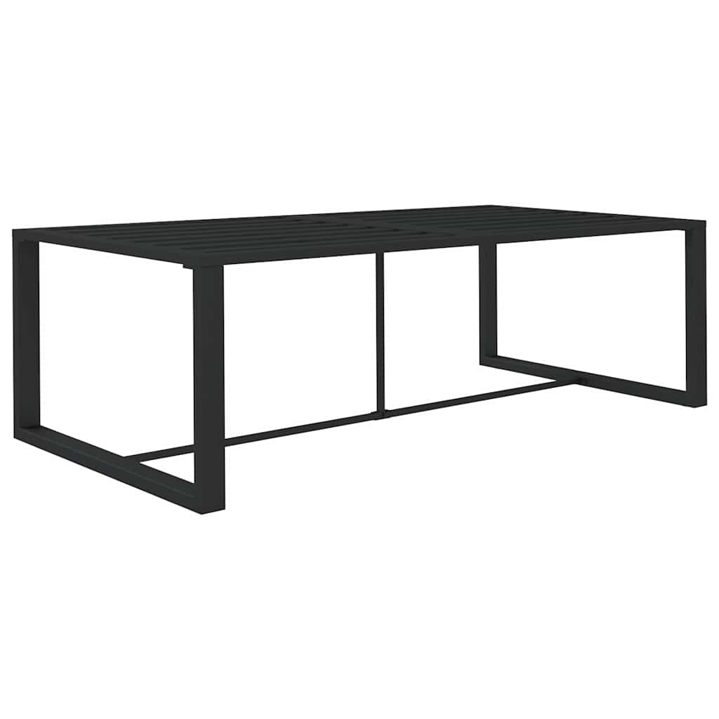Vidaxl tuintafel 120x60x66 cm aluminium antracietkleurig