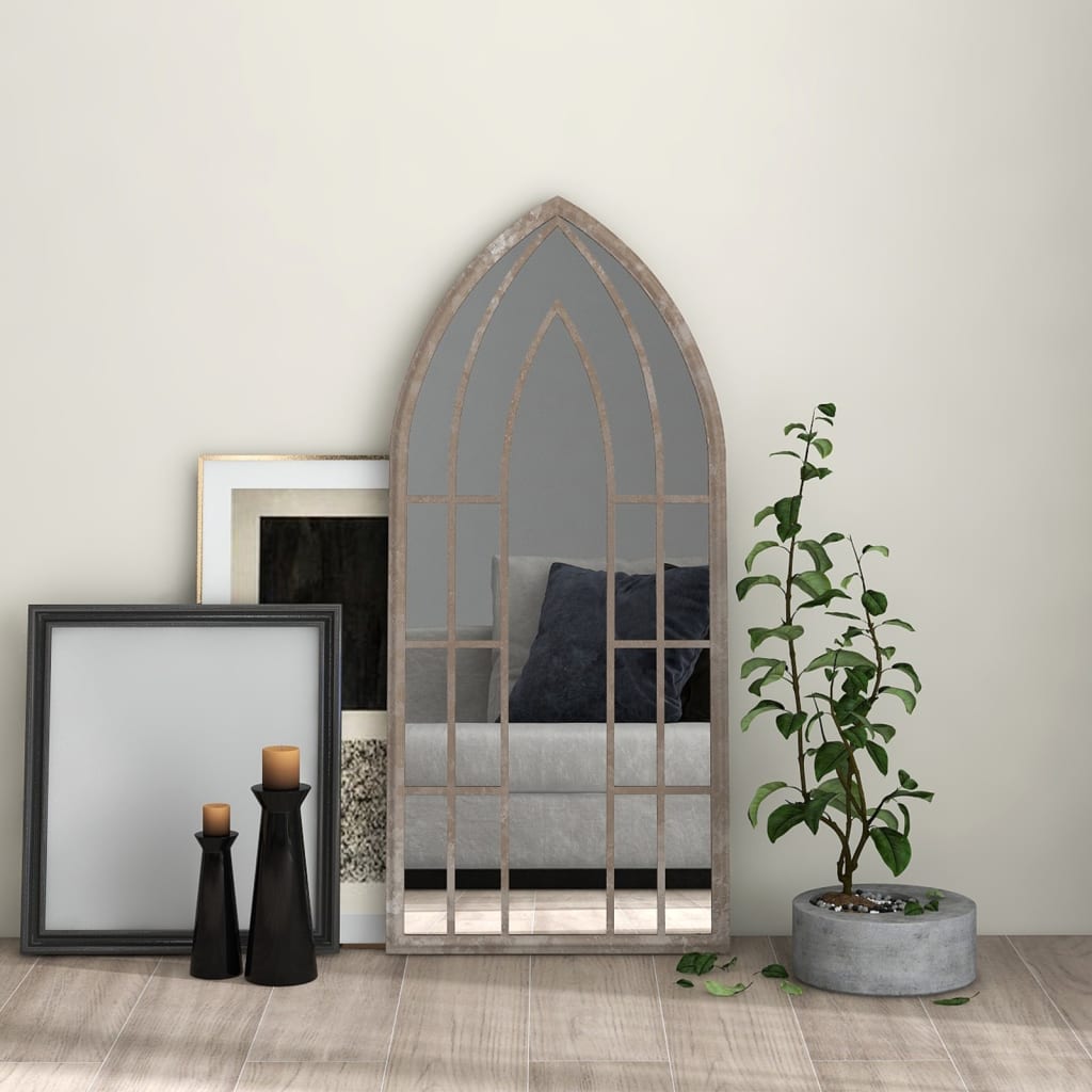 Vidaxx miroir 100x45 cm fer couleur sable