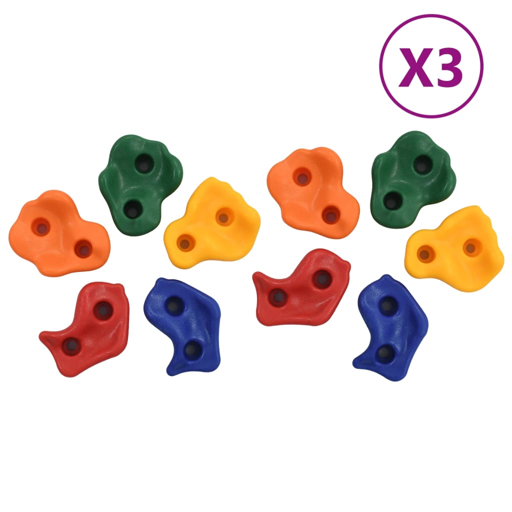 Vidaxl escalade des pierres 30 m avec corde multi-colorants