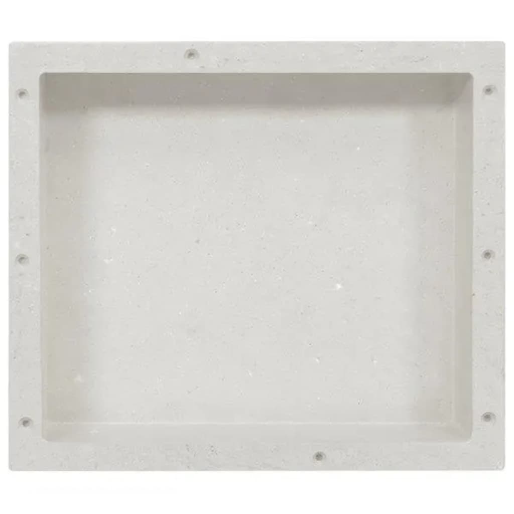 Vidaxl Douche 41x36x10 cm Mat blanc