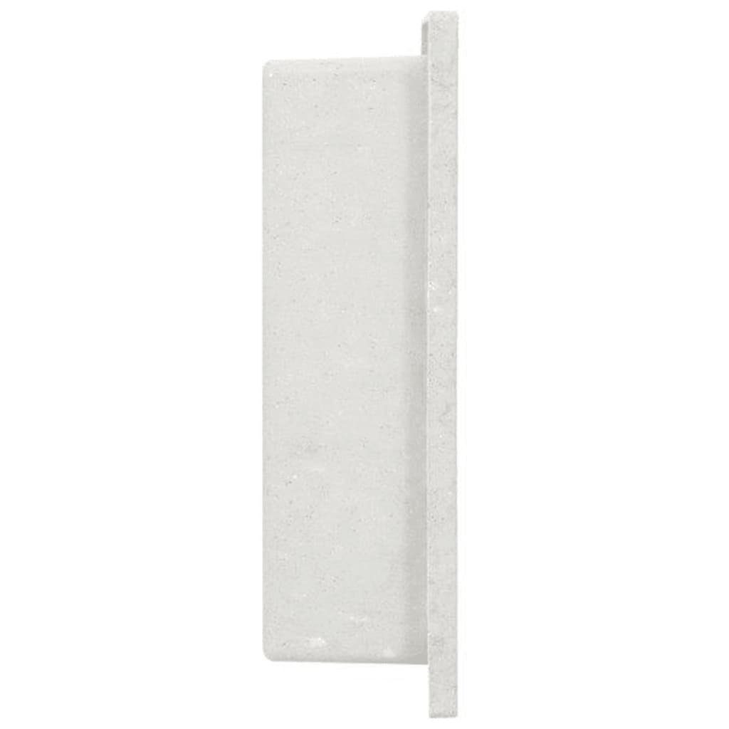 Vidaxl Douche 41x36x10 cm Mat blanc