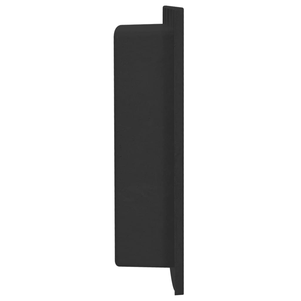 VidaXL Niche de douche 41x51x10 cm noir mat