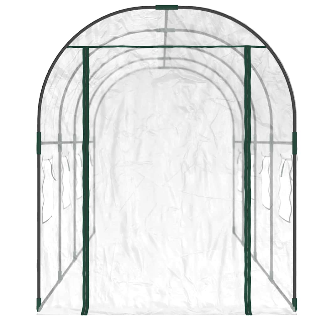 Serre de jardin Vidaxx 160x400x190 cm PVC et acier thermolaqué transparent