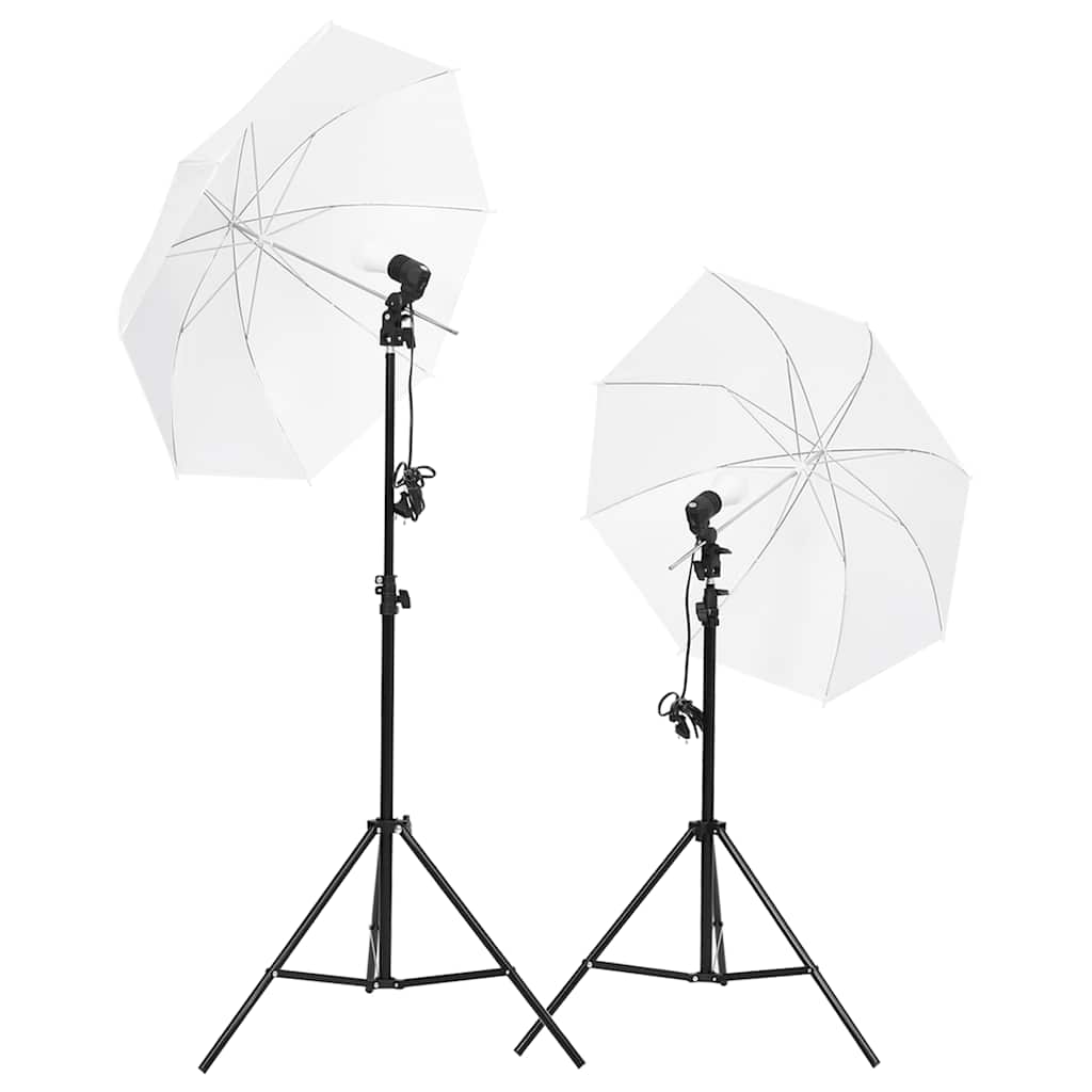 Ensemble de studio photo vidaxl avec ensemble d'éclairage et arrière-plan
