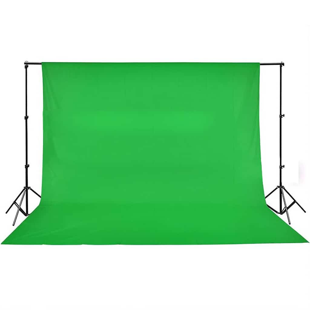Kit de studio photo Vidaxxl avec kit d'éclairage, fond et réflecteur