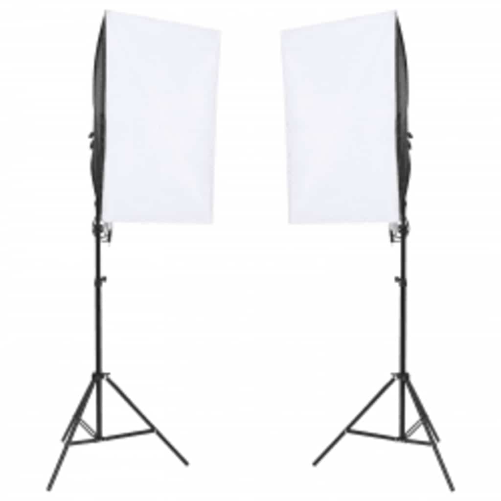 Ensemble de studio photo Vidaxl avec ensemble d'éclairage, arrière-plan et réflecteur