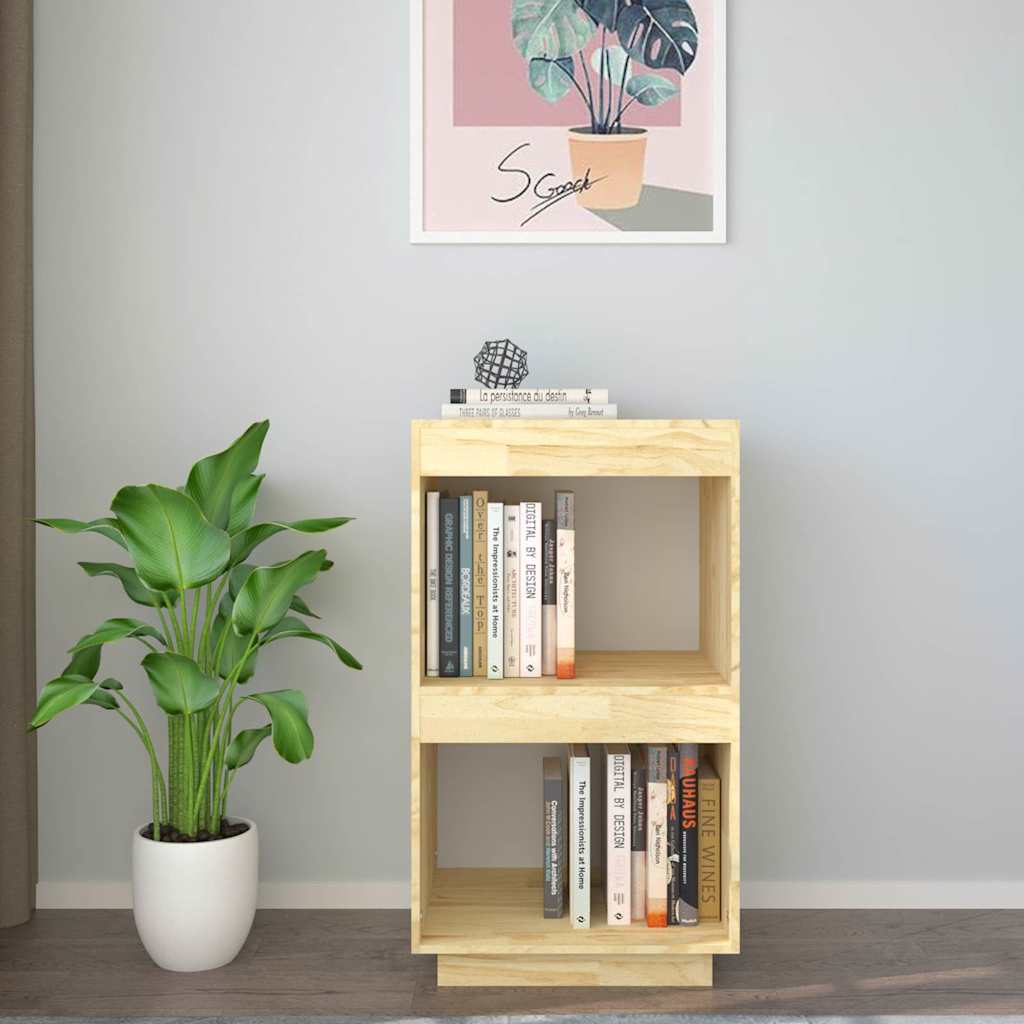 Vidaxl boekenkast 40x35x71 cm massief grenenhout
