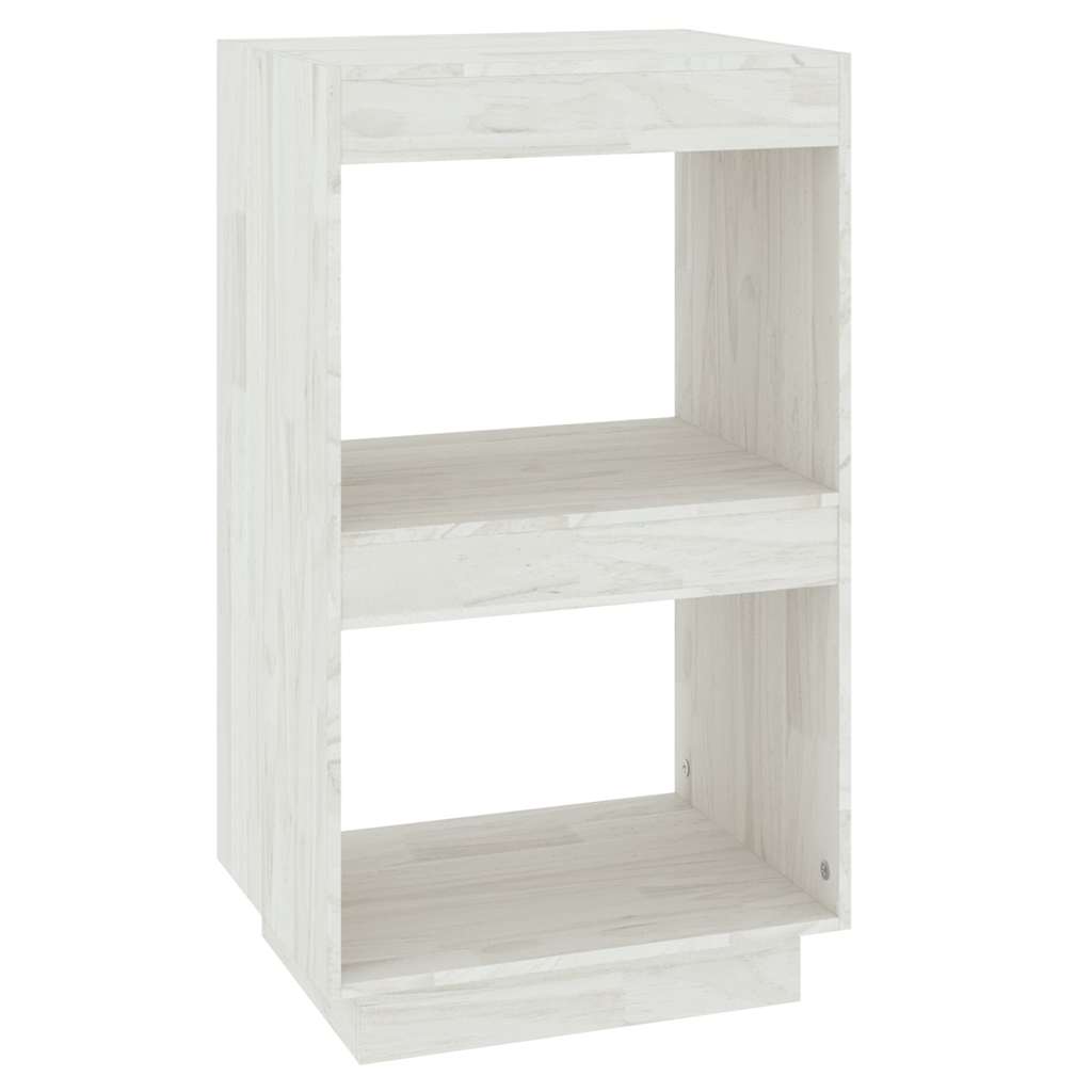 Vidaxl boekenkast 40x35x71 cm massief grenenhout wit