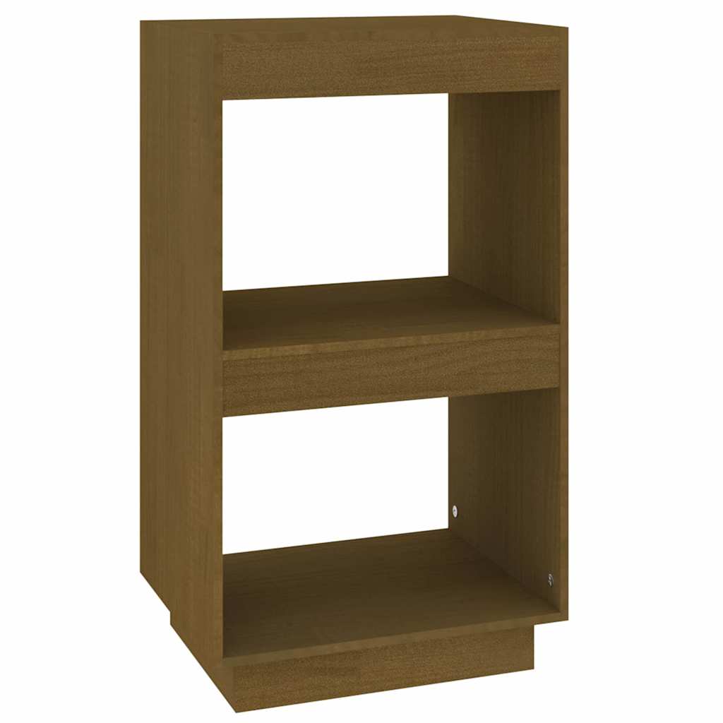 Vidaxl boekenkast 40x35x71 cm massief grenenhout honingbruin