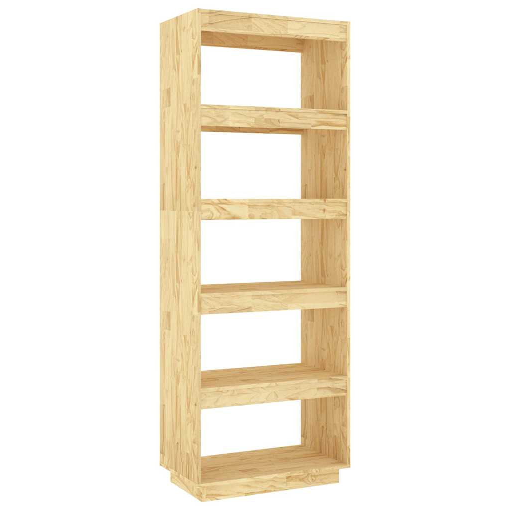 Vidaxl boekenkast kamerscherm 60x35x167 cm massief grenenhout