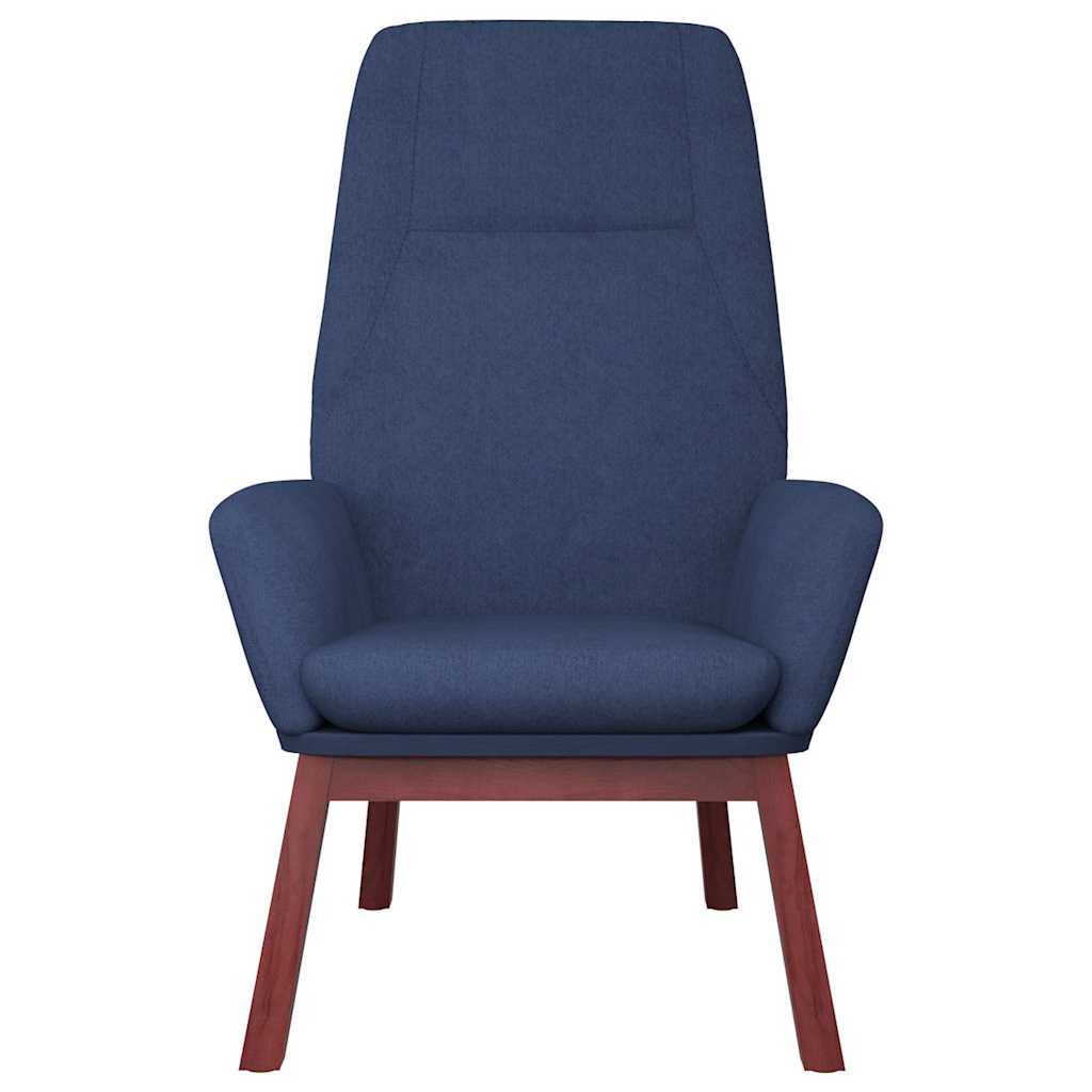 Vidaxl relaxstoel stof blauw