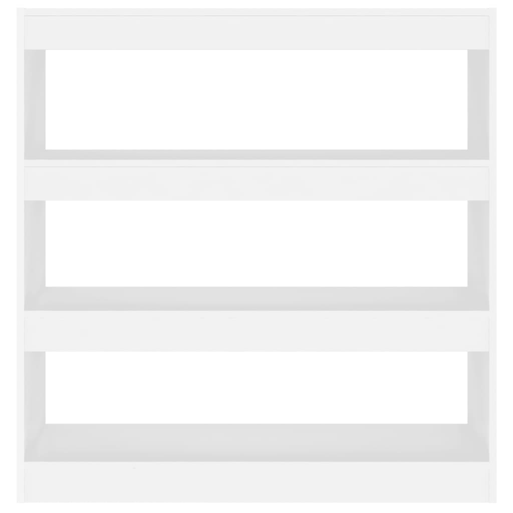 Vidaxl boekenkast kamerscherm 100x30x103 cm wit