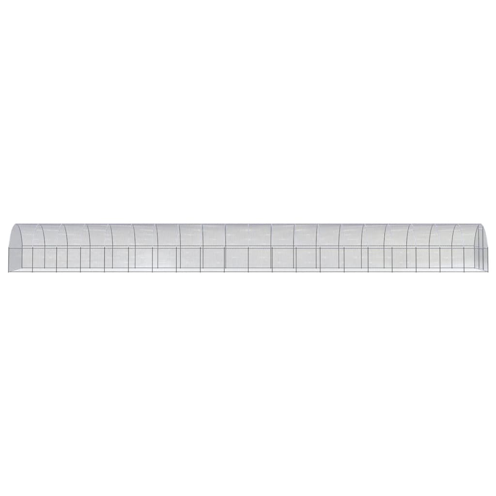 VidaXL Poulailler 3x20x2 m en acier galvanisé