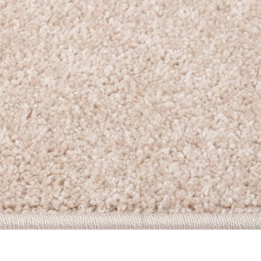 Vidaxl tapis kortpolig 120x170 cm beige sombre