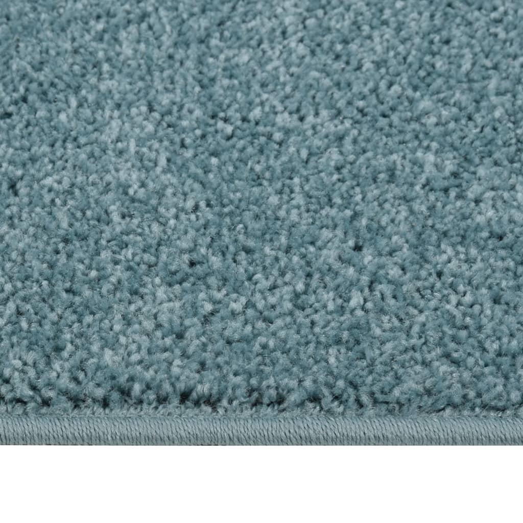 Vidaxl tapis kortpolig 240x340 cm bleu
