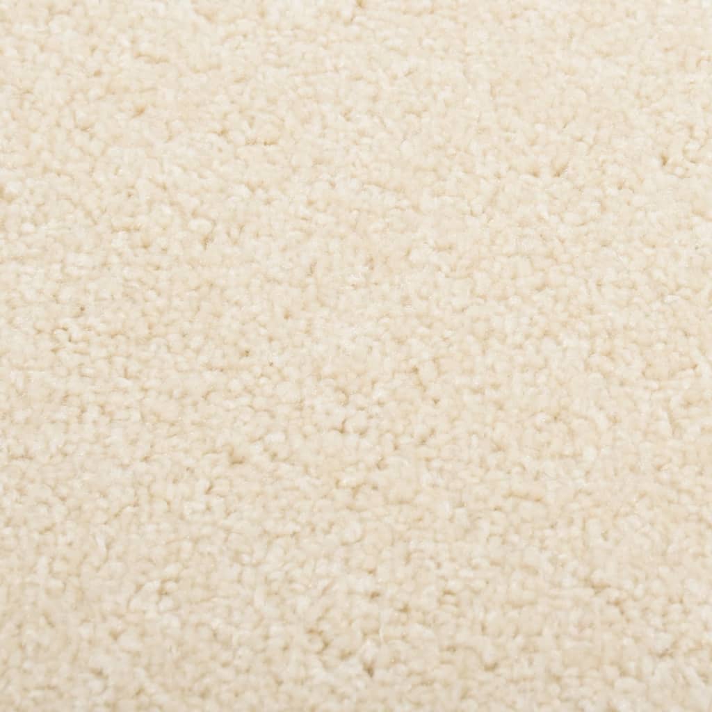 Vidaxl tapis kortpolig 80x150 cm crème -colored