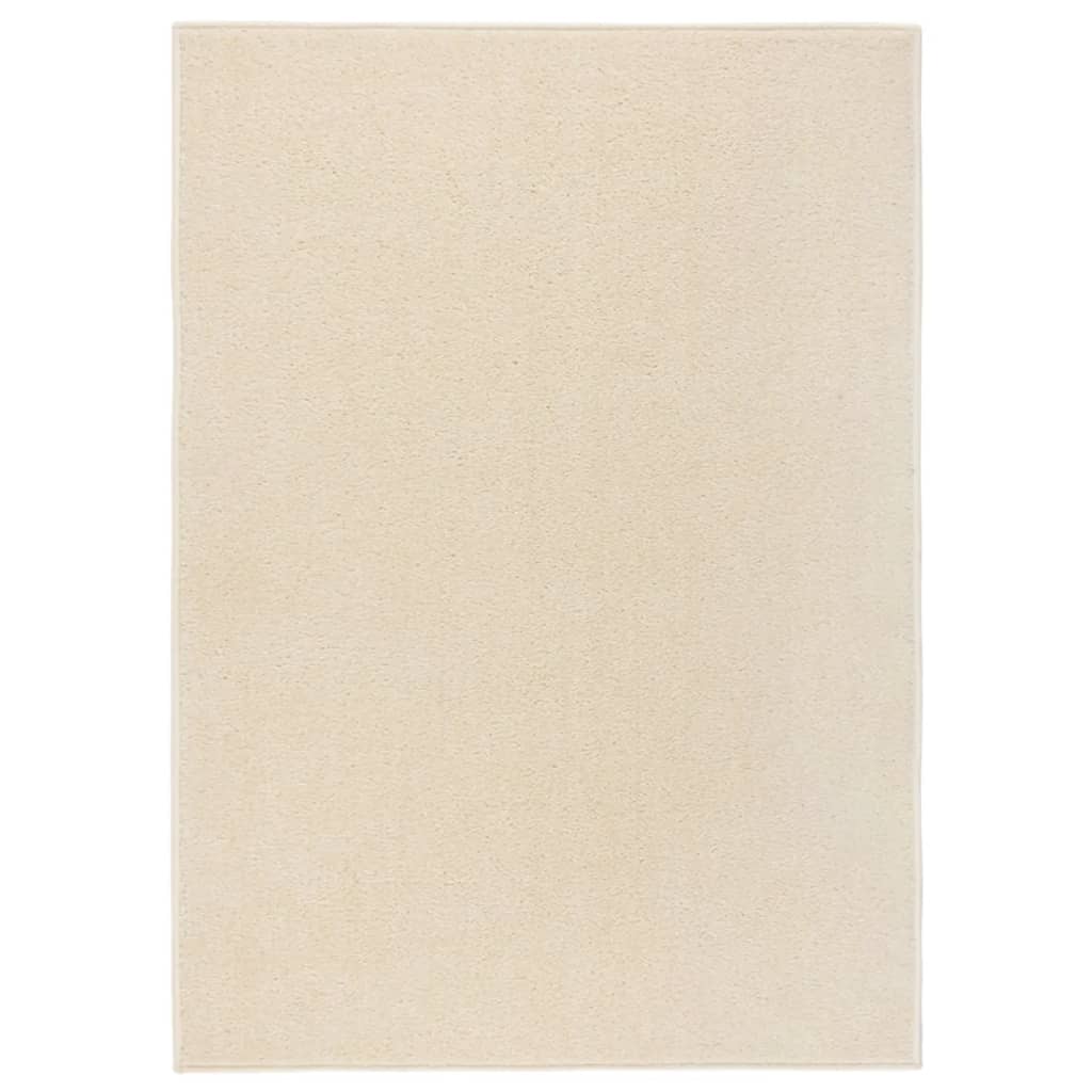 Vidaxl Rapier court -pole 140x200 cm crème -colored