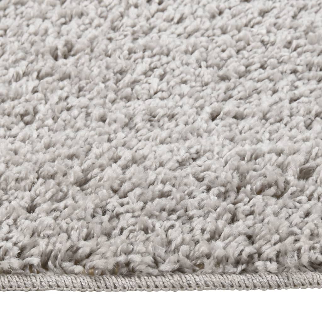Tapis vidaxl Shaggy Anti-slip 160x230 cm gris clair