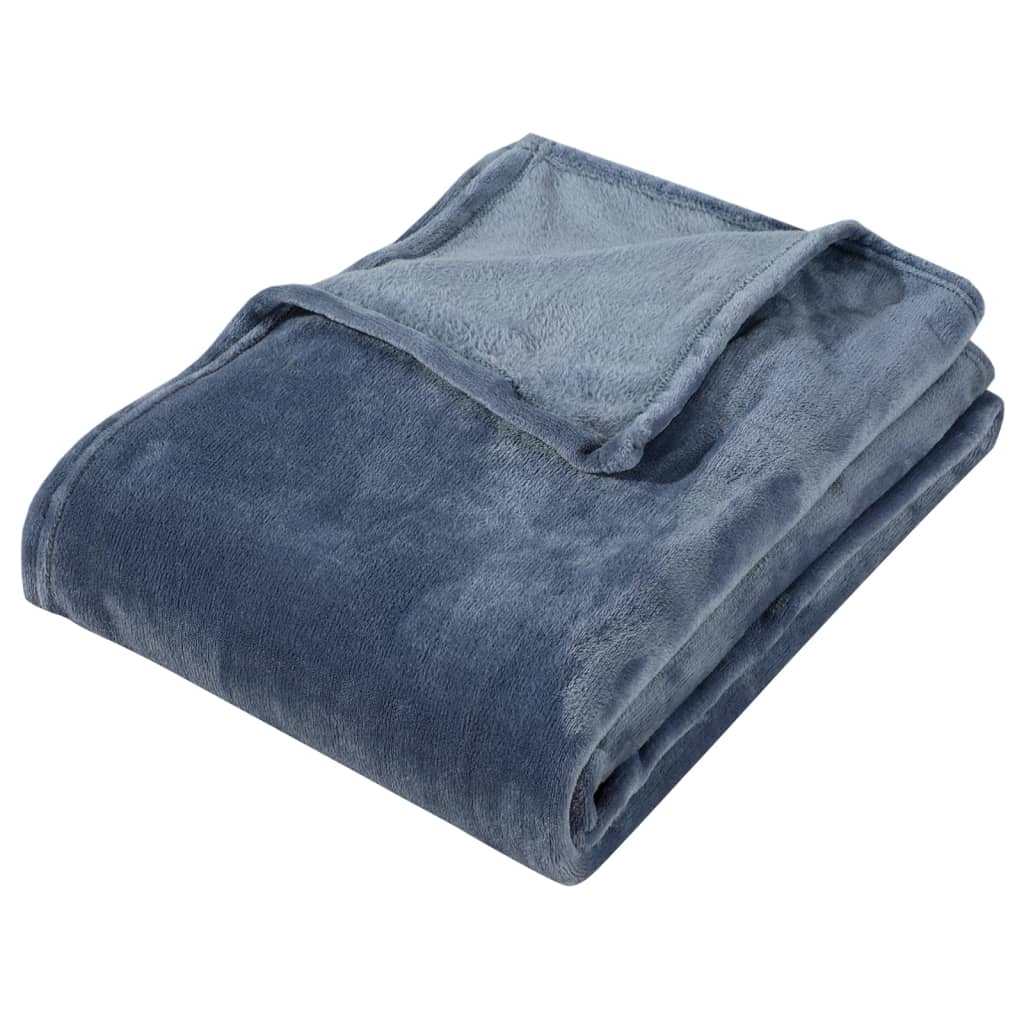 Couverture vidaxl 150x200 cm en polyester gris ultime